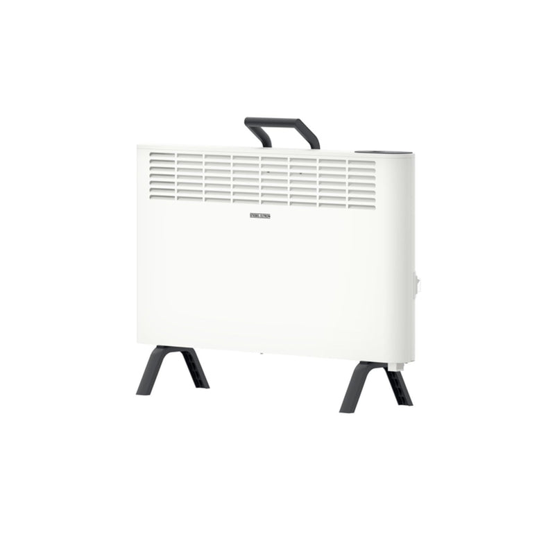 STIEBEL ELTRON neue Elektroheizung engergiesparend, Standgerät CNS 2000 Plus LCD move, 2 kW für ca. 25 m², TÜV geprüft, LC-Display, Wochentimer, Weiß, 207060