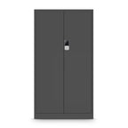 Aktenschrank mit Zahlenschloss C003 Metallschrank Stahlschrank Pulverbeschichtung 185 cm x 90 cm x 40 cm (Anthrazit)