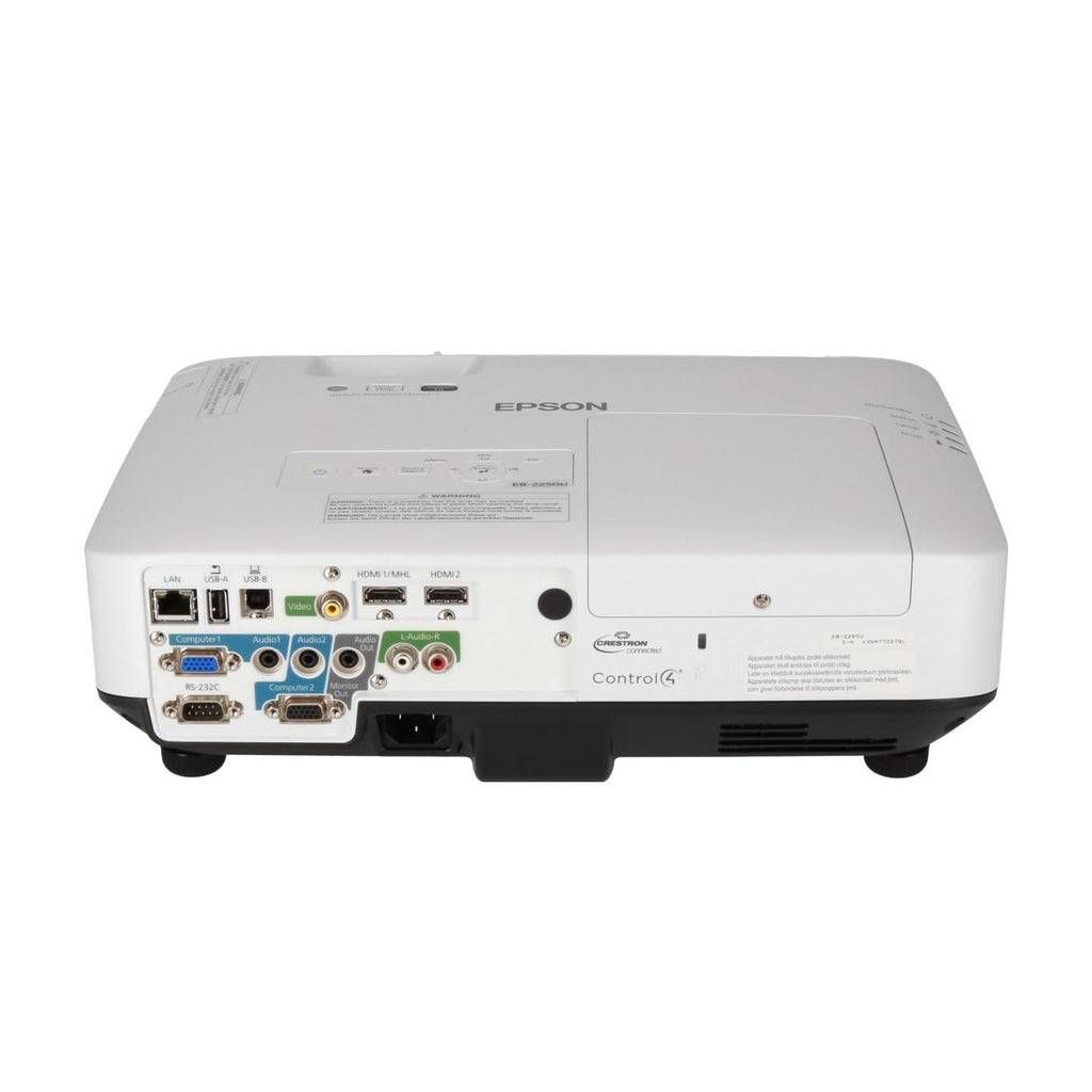 Epson EB-2250U 3LCD WUXGA Installationsprojektor 1920x1200 16:10 5000 Lumen 15000:1 Kontrast 10W Lautsprecher
