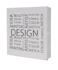 HAKU Möbel Schlüsselkasten weiß, Metall - Maße: B 22 cm x H 24 cm x T 5 cm, Style: Modern
