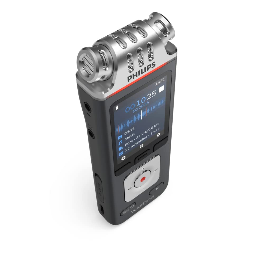 Philips VoiceTracer Audiorecorder Diktiergerät DVT6110, DVT7110