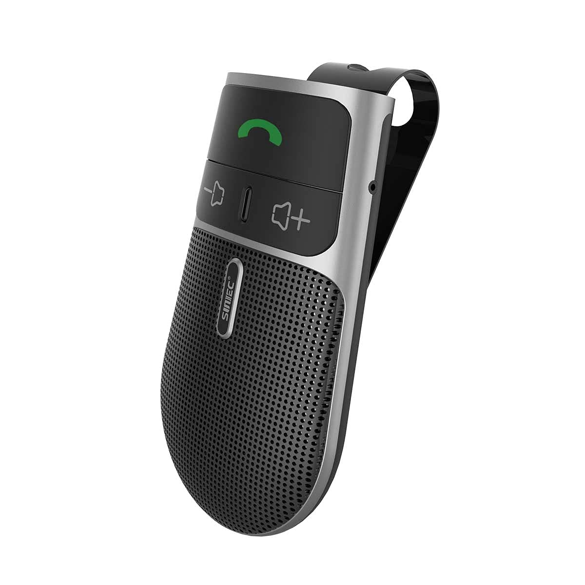 Freisprecheinrichtung für Auto Bluetooth 5.0, Kfz Kabellose Sonnenblenden-Freisprechanlage mit Lautsprecher Auto Power ON Unterstützung Siri Sprachführung Telefongespräche Unterstützt 2 Telefone