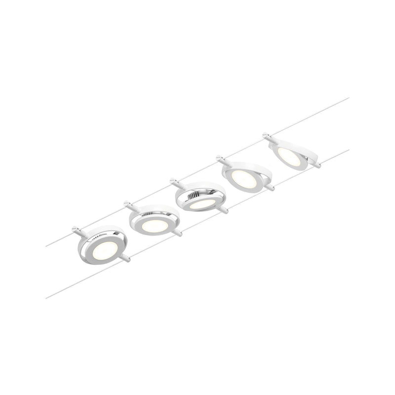 Paulmann Wire Systems Set RoundMac 5x4,5W Weiß mat
