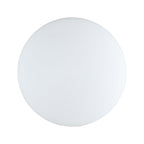 EGLO Deckenlampe Ella, Ø 35 cm, 2 flammige Wandlampe, Deckenleuchte aus Stahl und Glas in Weiß, Opal matt, Wohnzimmerlampe, Küchenlampe, Bürolampe, Flurlampe Decke, E27 Fassung