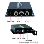 Mobiles Auto DVR Factory Mini AHD TVI DVR für Auto LKW Fahrzeug Videoaufnahme Unterstützung 2CH Mini CVBS 8MP AHD TVI Kamera/HDMI/mit Fernbedienung