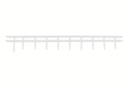 GBC 1132840 SureBinds Bindestrips, A4, 100 Stück, weiß
