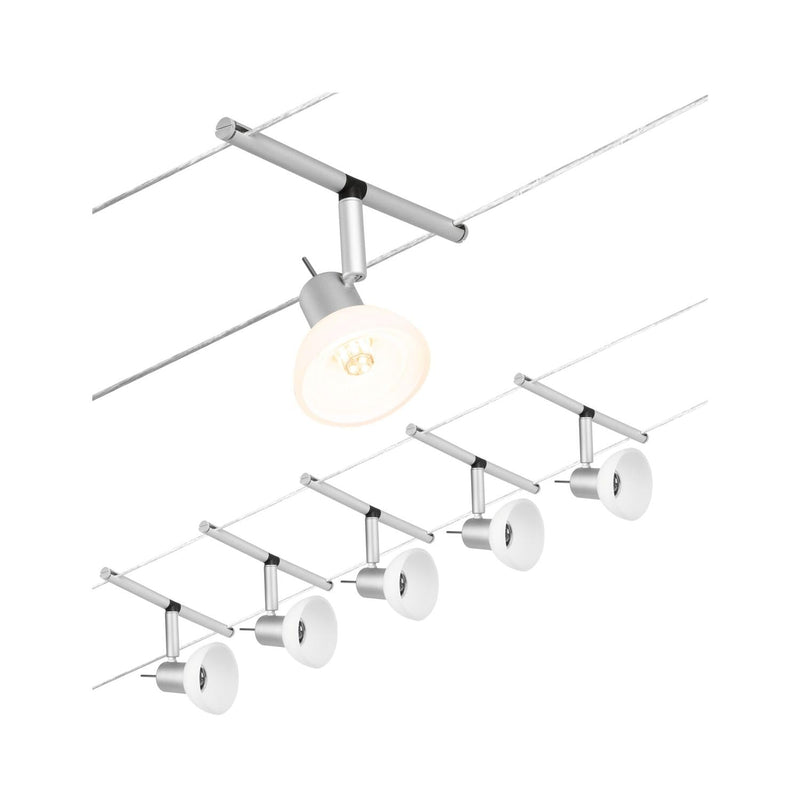 Paulmann Wire Set Sheela max5x10W GU5,3 Chrom matt