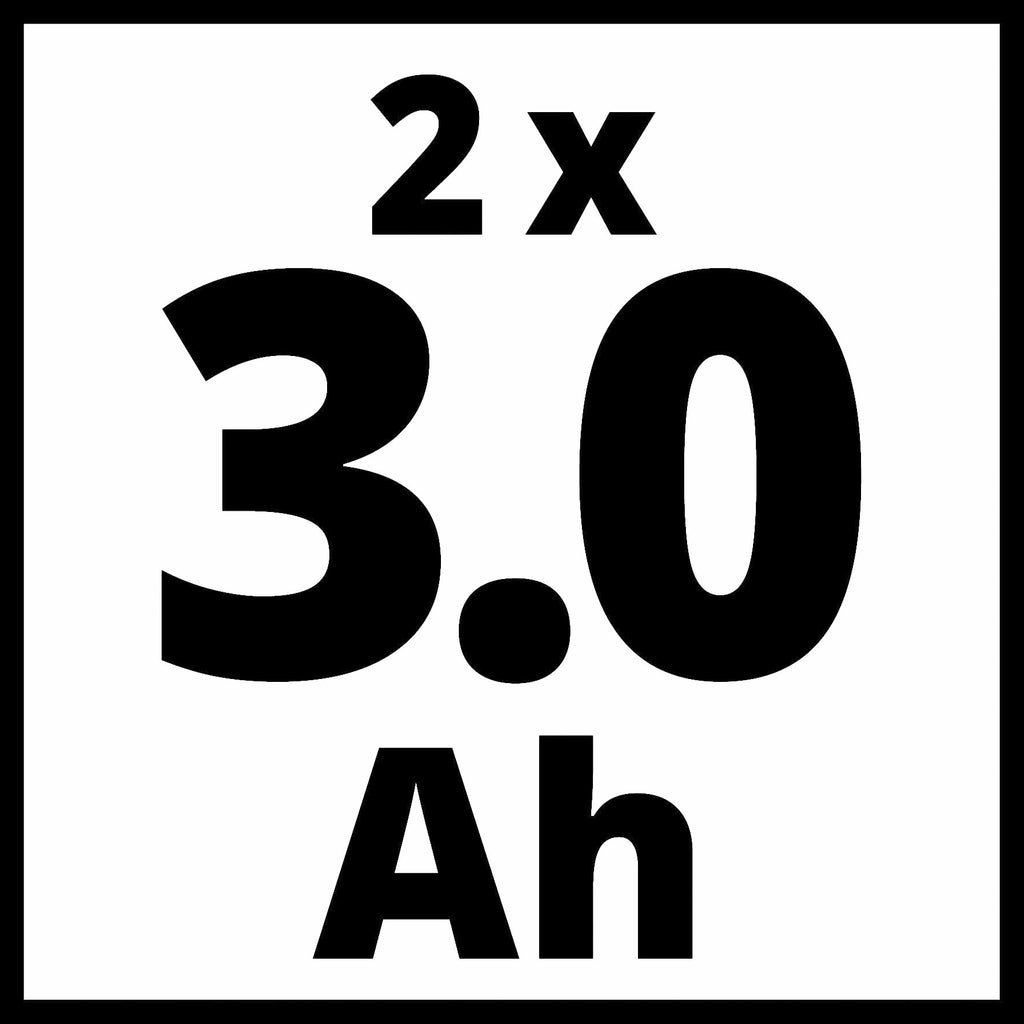 Original Einhell Starter Kit 2X 3,0 Ah Akkus und Ladegerät Power X-Change (Li-Ion, 18 V, 60 min Ladezeit, passend für alle Power X-Change Geräte)
