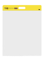 Post-it Super Sticky selbsthaftendes Meeting Chart/Flipchart für Wand-Montage 566, Weiß, 58.4 cm x 50.8 cm, 20 Blatt/Block, 2 Blöcke/Packung, 100% PEFC, SGSCH-PEFC-COC-110078