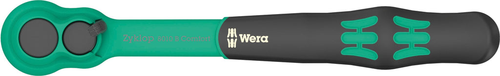 Wera 05005530001 8100 SB 12 Zyklop Comfort Knarrensatz, Umschalthebel, 3/8"-Antrieb, metrisch, 16-teilig