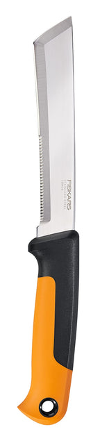 Fiskars Erntemesser, Für dicke Stiele und Stängel, Klingenlänge: 15 cm, Rostfreier Stahl/Kunststoff, Schwarz/Orange, X-series, K82, 1062830