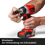 Einhell Akku Schlagschrauber TE-CW 18 Li BL Solo Power X-Change (Lithium Ionen, 18 V, 215 Nm, LED Licht, Bit-Adapter zum Schrauben, ohne Akku und Ladegerät)
