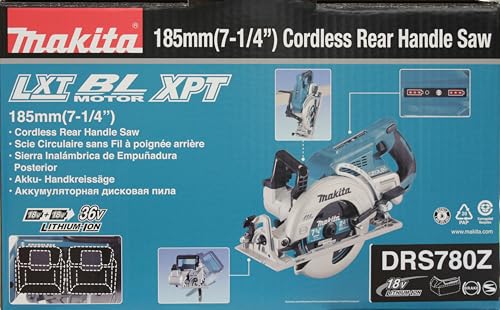 Makita DRS780Z Akku-Handkreissäge 2x18 V (ohne Akku, ohne Ladegerät)