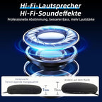 WAYXIN T2 Motorrad Headset mit Gegensprechanlage,Helm Kommunikationssystem für 2 Personen in Reichweite von 300m, mit Sprachassistent, Wasserdicht Freisprecheinrichtung,Musikanrufsteuerung(1pc)