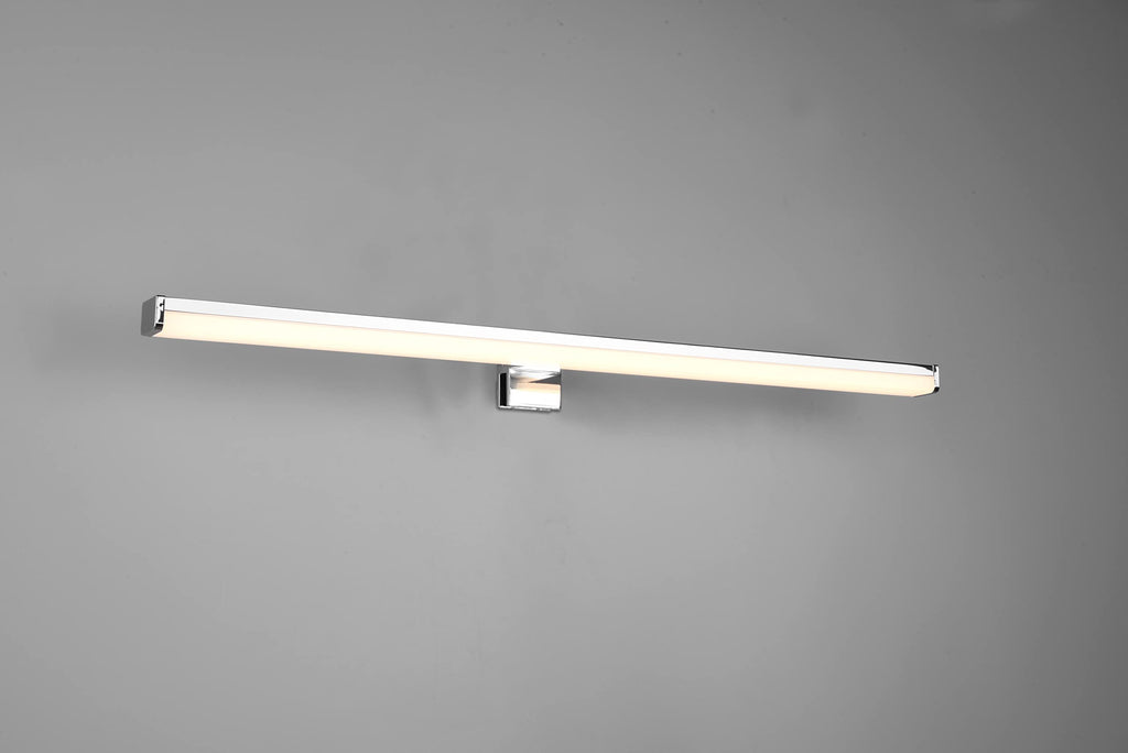 Trio Leuchten LED Bad Wandleuchte Lino 284116006, Kunststoff Chrom, inklusiv 11.5 Watt LED