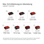 Einhell Akku-Zug-Kapp-Gehrungssäge TE-SM 36/210 Li-Solo Power X-Change (36 V, max. 65 mm x 310 mm Schnitttiefe/-breite, Ø 210 mm Sägeblatt, neigbarer Sägekopf, Laser, ohne Akku)