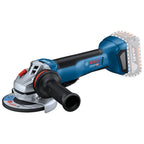 Bosch Professional 18V System Akku Winkelschleifer GWS 18V-10 P (inkl.Zusatzhandgriff, Schutzhaube, Schnellspannmutter, Aufnahmeflansch, Einlage, L-BOXX, ohne Akku/ Ladegerät)
