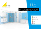 Trio Leuchten Badezimmer Wandleuchte Kula 284270106, Metall Chrom, Glas Weiß, exkl. 1x E14