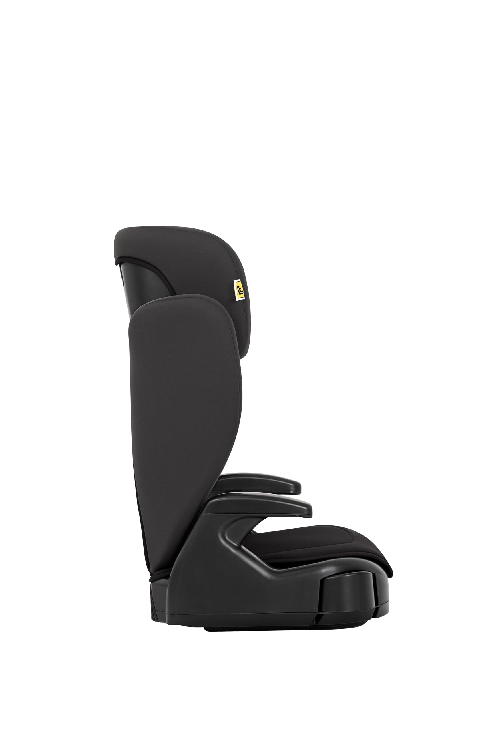 Graco Junior Maxi™ i-Size R129 Kindersitz, ca. 3,5 bis 12 Jahre (100 bis 150 cm), Kindersitzerhöhung, Armlehnen und Kopfstütze höhenverstellbar, leicht, mit Getränkehalter, schwarz, Midnight