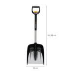 Fiskars Auto-Schneeschaufel, X-series, Teleskopierbar, Länge: 79,5-98,7 cm, Aluminium/Stahl/Kunststoff, Schwarz/Silber, 1057187