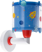 Dalber kinder Wandlampe, Kinderlampe Wandleuchte Wolken Planets Planeten Sonnensystem 41349, kinder zimmer leuchte lampenschirm, Blau