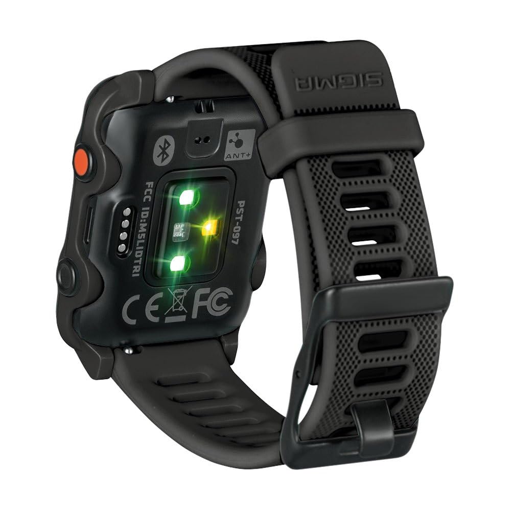 Sigma Sport iD.TRI GPS Triathlon-Uhr mit Trainings- und Wettkampffeatures, Navigation, Smart Notifications, leicht und wasserdicht, inkl. Fahrradhalterung