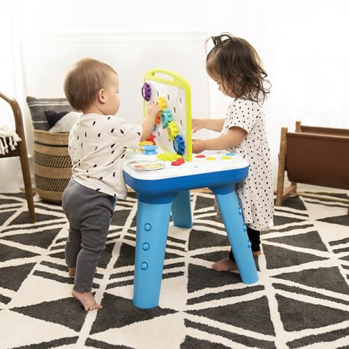 Baby Einstein, Curiosity Table Spieltisch mit 65 Melodien, abnehmbaren Füßen, Lichtern, Zahnrädern und vielem mehr