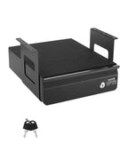 VEVOR Untertisch Schublade 365x335x185 mm, Unterbau Schreibtisch, versteckter Schreibtisch-Aufbewahrungs-Organizer, abschließbare Bleistiftschublade unter dem Tisch für Sitz-Steh-Arbeitsplätze