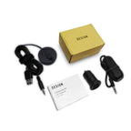 BESIGN BK01 Bluetooth 4.1 Freisprecheinrichtung, Freisprechanlage, Bluetooth Empfänger für KFZ Auto Lautsprechersystem mit 3.5 mm Klinke, Magnetic Base, Ground Loop Noise Isolator/Entstörfilter