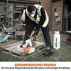 Evolution R300DCT+ Betonsäge Elektrische Steinsäge 2400W Nass-/Trocken Steinschneidemaschine Staubfreies Schneiden mit Staubunterdrückung 300 mm Scheibendurchmesser Sägeblatt, 115 mm Schnitttiefe