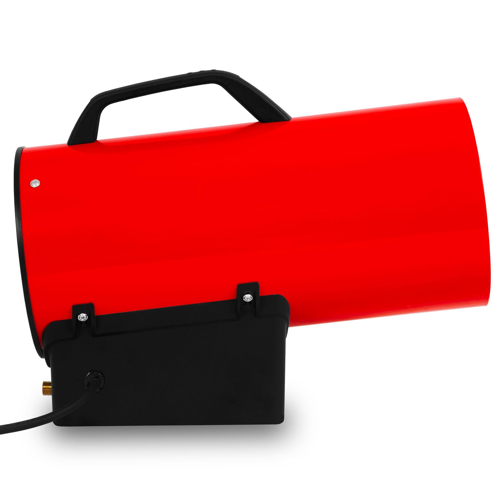 EBERTH Gasheizgebläse 15 kW Direkt, Heizkanone Gas, Luftdurchsatz 320 m³/h, Gasheizer mit Schlauch, Druckminderer, für Propan-/Butangasflasche, Gas Heizgebläse mit Überhitzungsschutz, Flammensicherung