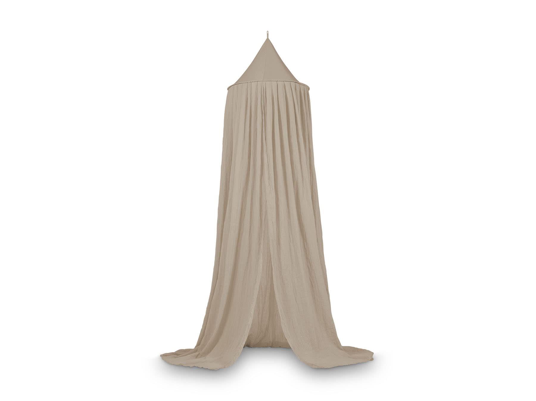 Jollein Baldachin Vintage Nougat - Höhe 245 cm - Betthimmel Babybett Kinderzimmer - Beige