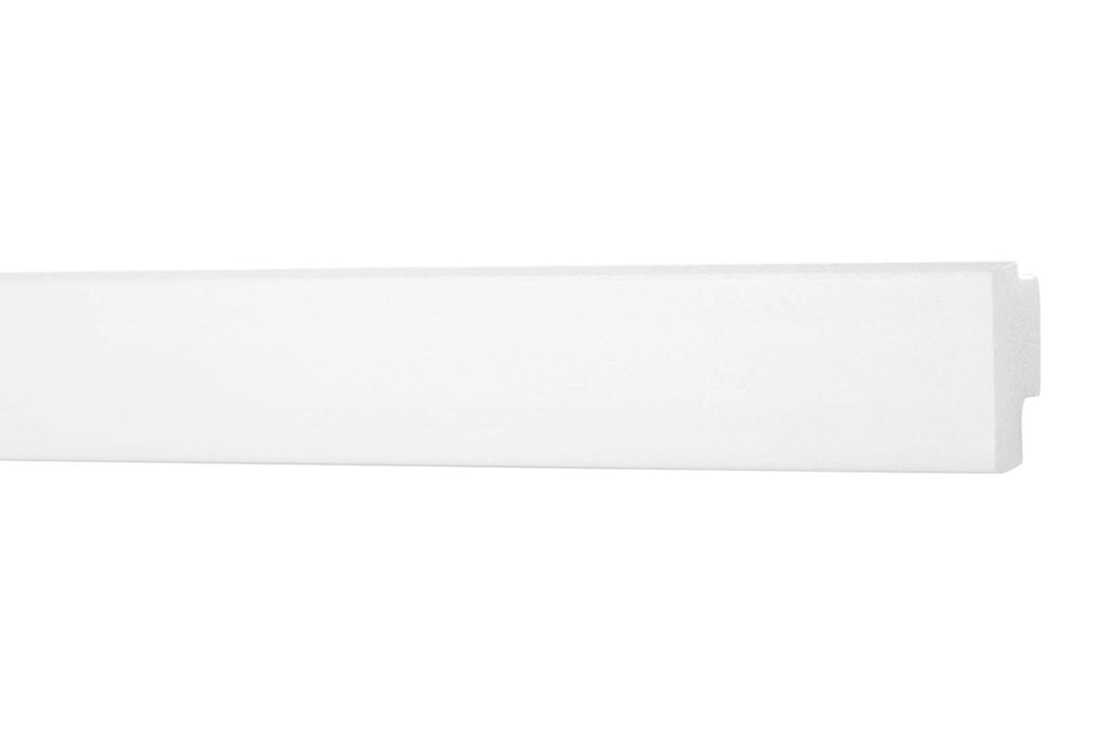 MARBET DESIGN Stuckleisten XPS Styropor weiß - LED indirekte Beleuchtung Stuck Wandleisten Profil E-Leisten - (20 Meter / 10 Leisten E-44)