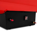 EBERTH Gasheizgebläse 50 kW Direkt, Heizkanone Gas, Luftdurchsatz 872 m³/h, Gasheizer mit Schlauch, Druckminderer, für Propan-/Butangasflasche, Gas Heizgebläse mit Überhitzungsschutz, Flammensicherung