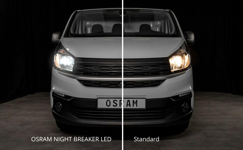 Osram Night Breaker LED Smart H7 HöchsteHelligkeit Straßenzulassungszertifiziert 6000K