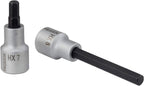 PROXXON Spezialsatz für TX- und Innensechskantschrauben, Für 1/4"-Vierkantantrieb und 1/2"-Vierkantantrieb, 42-teiliges Werkzeug-Set mit Kunststoffkoffer, 23290
