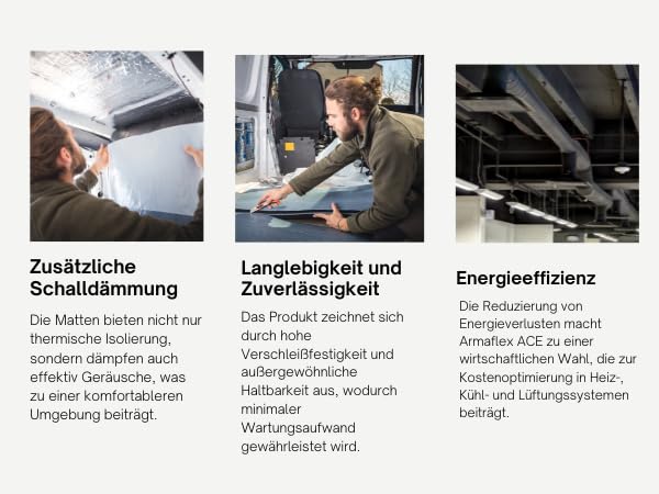 Armacell Armaflex 6mm-32mm Dämmmatten Dämmung Isolierung Kautschuk (Selbstklebend, 19mm - 6m x 1m)