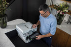 Brother MFCL2980DW Monochrom-Laser-Multifunktionsgerät mit 34 Seiten pro Minute, automatisches beidseitiges Drucken und Kopieren, kabelgebundenes Netzwerk, WLAN und NFC, 8,8 cm Touchscreen-Display,