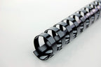 GBC 335000 Binderücken Plastik, A4, 21 Ringe, oval 32 mm, für 280 Blatt, schwarz (50 Stk)