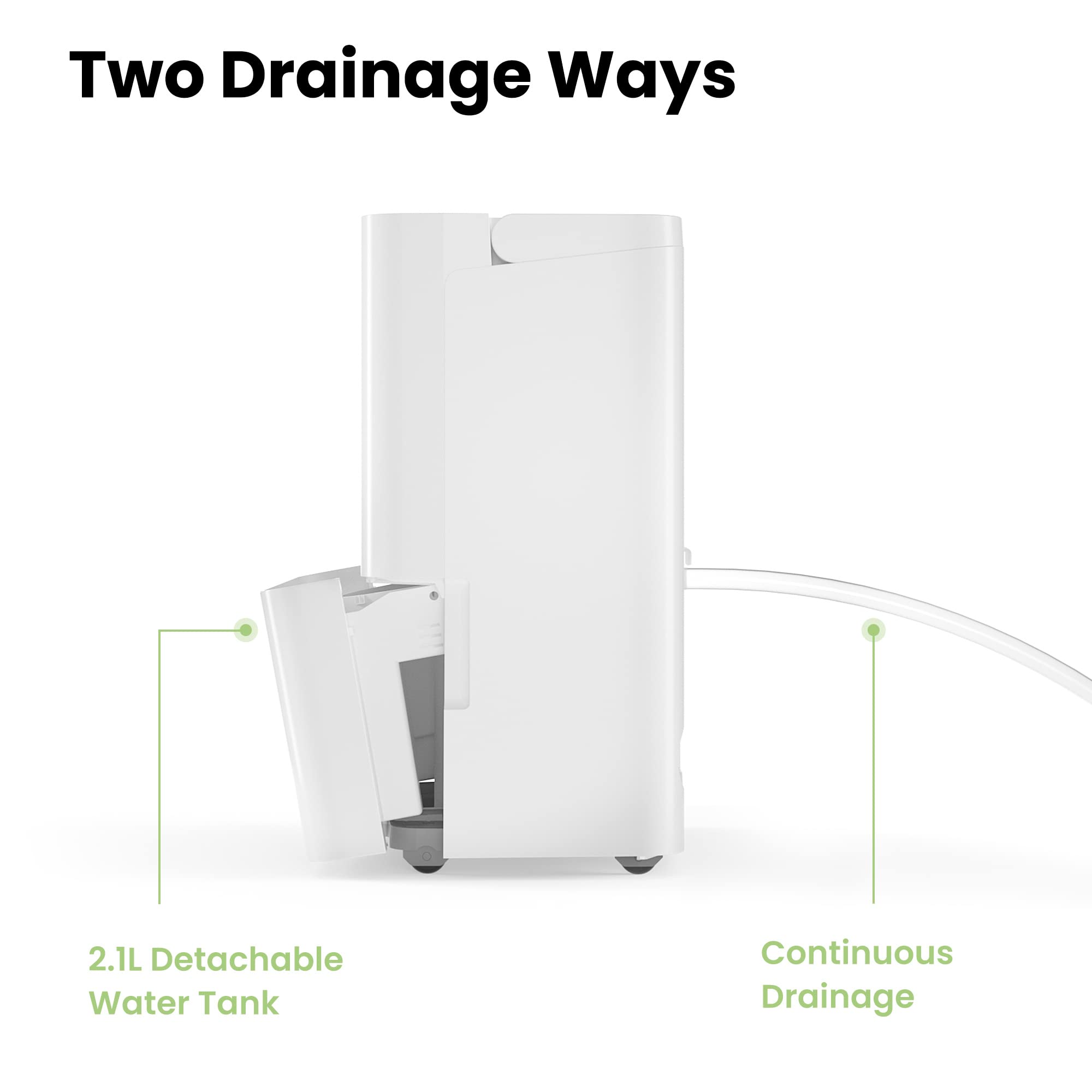 Comfee Luftentfeuchter 12 Liter/24 Stunden, geeignet für Räume bis zu 50 Kubikmeter (20 Quadratmeter), LED-Anzeige, Wasserbehälter-Vollanzeige, MDDN-12DEN7, Kältemittel R290, automatische Entfeuchtung