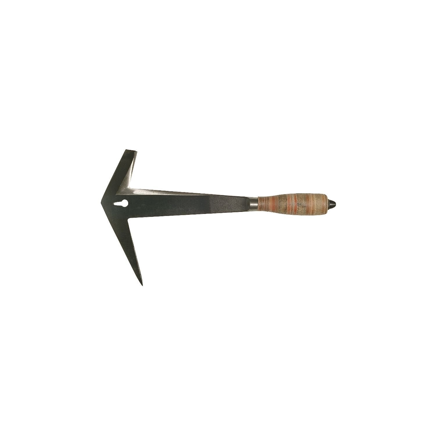 STUBAI Schieferdeckerhammer 275501 rechts 350 mm | Geschmiedeter C45-Stahl mit Ledergriff | Zum Schneiden, Ankörnen und Setzen von Schieferplatten – Profiqualität Made in Austria