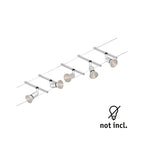 Paulmann Wire Set Salt max5x10W GU5,3 Chrom matt/C