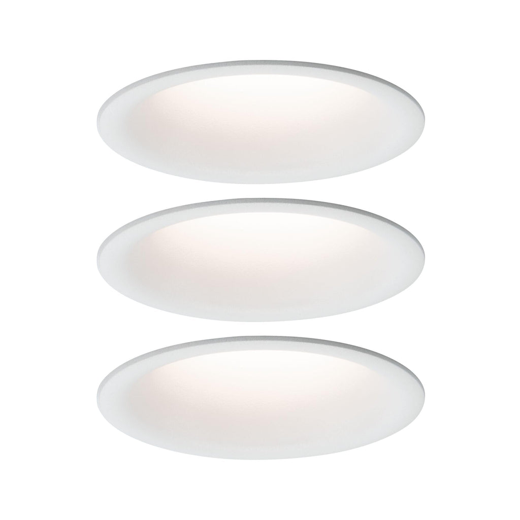 Paulmann 93415 Einbauleuchte LED Cymbal 3x6,8W Weiß matt blendfrei dimmbar