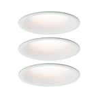 Paulmann 93415 Einbauleuchte LED Cymbal 3x6,8W Weiß matt blendfrei dimmbar