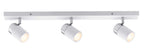 Paulmann 66713 Spotlight Zyli IP44 Balken max 3x10W GU10 Weiß/Chrom 230V Metall 667.13 Deckenleuchte Lampe LED Deckenlampe ohne Leuchtmittel