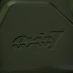 Oxid7 2x Kraftstoffkanister 20 Liter aus Metall olivgrün | Benzin, Diesel & Bio-Ethanol geeignet | 20L Benzin-Kanister mit UN-Zulassung & Bauart geprüft