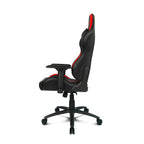 DRIFT GAMING DR350 – Ergonomischer Profi-Gaming-Stuhl mit 4D-Armlehnen, Lenden- und Nackenkissen, 135° neigbar, Leise Rollen, Schwarz-Rot