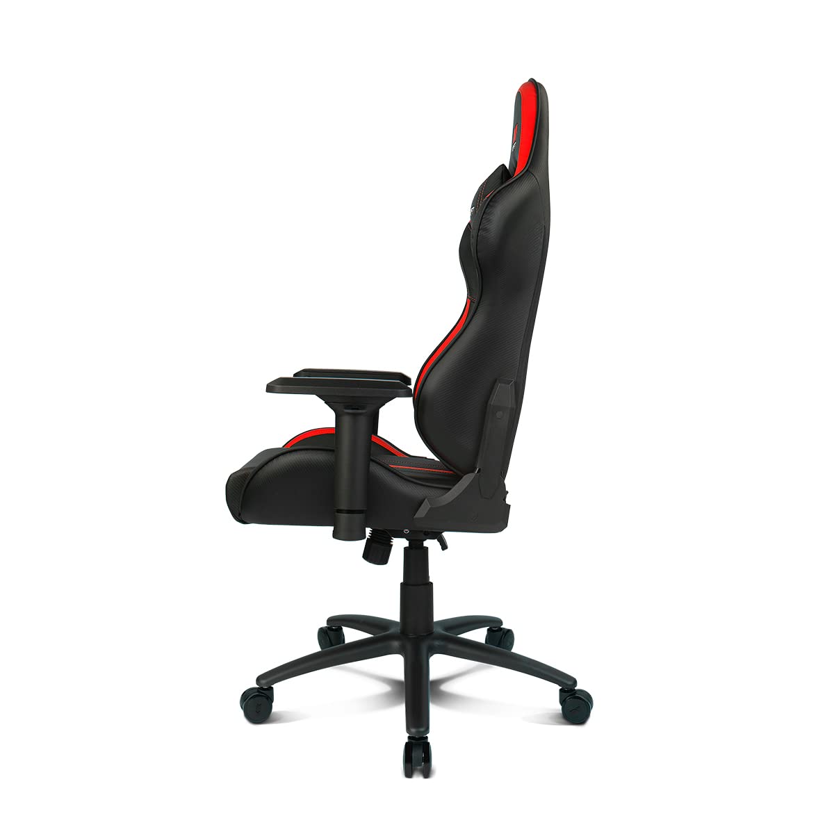 DRIFT GAMING DR350 – Ergonomischer Profi-Gaming-Stuhl mit 4D-Armlehnen, Lenden- und Nackenkissen, 135° neigbar, Leise Rollen, Schwarz-Rot