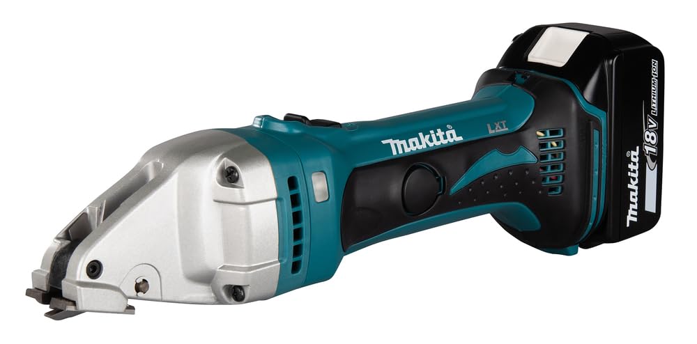 Makita Akku Kurvenschere 18 V / 5,0 Ah, 2 Akkus und Ladegerät im MAKPAC, DJS101RTJ