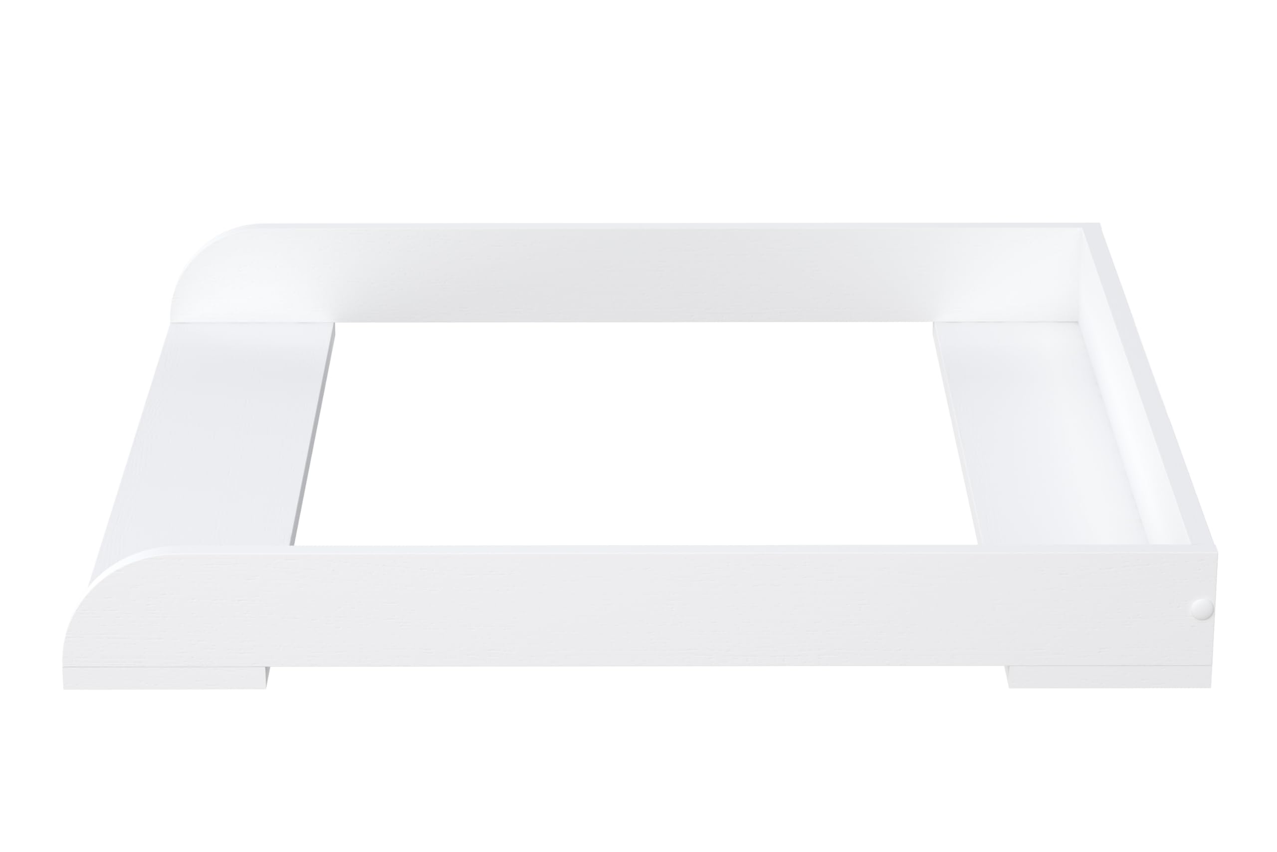 Shefa Kids Wickelaufsatz 800 - Universeller Wickeltischaufsatz für Ikea Kommoden MALM, HEMNES und NORDLI, Weiß